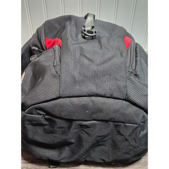 Swiss Alps Black Red Laptop Multi Compartment Backpack - Picture 8 of 8